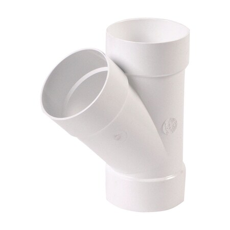 Nds Wye 4" Hub 1/8" Bend 4P08C